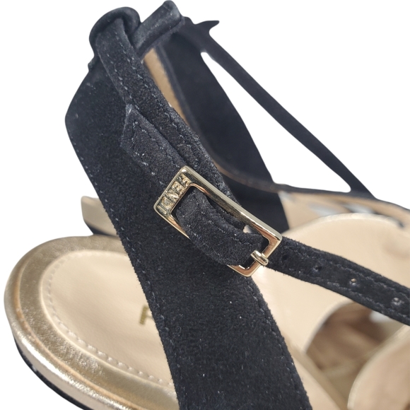 FENDI Sandalo Camoscio Heels w Authentication Certificate - Picture 10 of 16